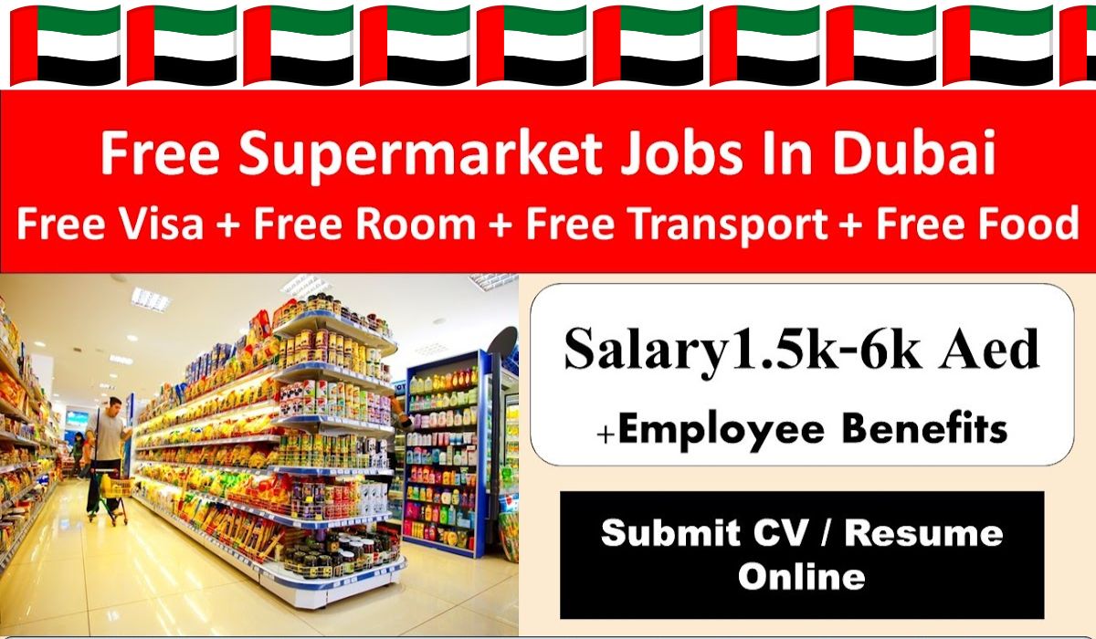 Supermarket Jobs in Dubai with Visa Sponsorship 2025